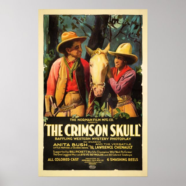 THE CRIMSON SKULL Richard Norman Old Classic Movie Poster (Front)
