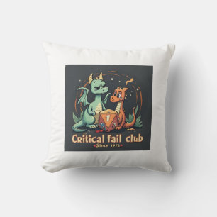 The Critical Fail Club Cushion