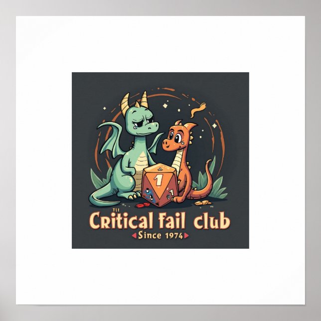 The Critical Fail Club Poster (Front)