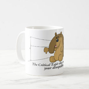 The Critical Tapir Does Not Approve Coffee Mug