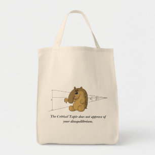 The Critical Tapir Does Not Approve Tote Bag