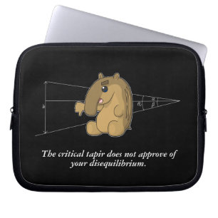 The Critical Tapir- Structural Geology Laptop Sleeve