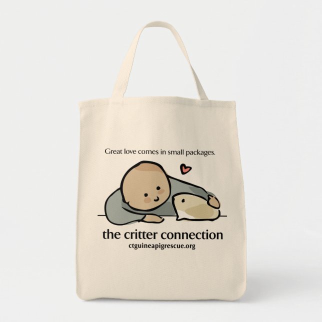 The Critter Connection Grocery Tote (Front)