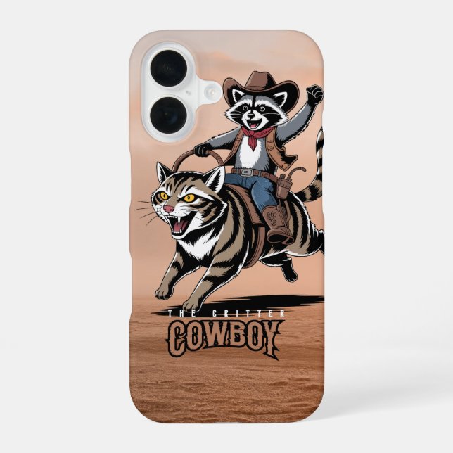 The critter cowboy | iPhone 16 case (Back)
