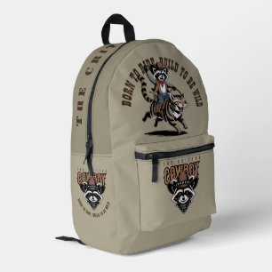 The critter cowboy (Lt. mode) Printed Backpack