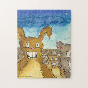 The Critters Are Coming Cartoon Puzzle