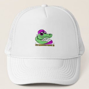 The Crocodile inside me cute beautiful design Trucker Hat
