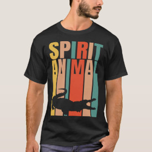 The Crocodile Is My Spirit Animal Retro T-Shirt