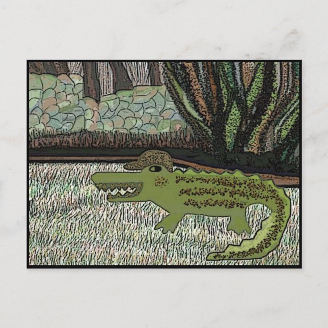The Crocodile Walk Postcard (Front)