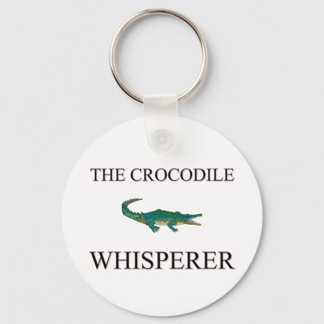 The Crocodile Whisperer Key Ring (Front)