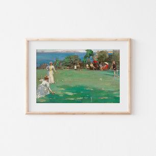 The Croquet Party Sir John Lavery Poster