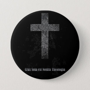 The Cross Alone 7.5 Cm Round Badge