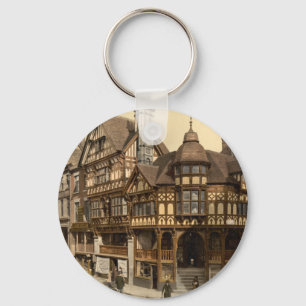 The Cross and Rows, Chester, Cheshire, England Key Ring