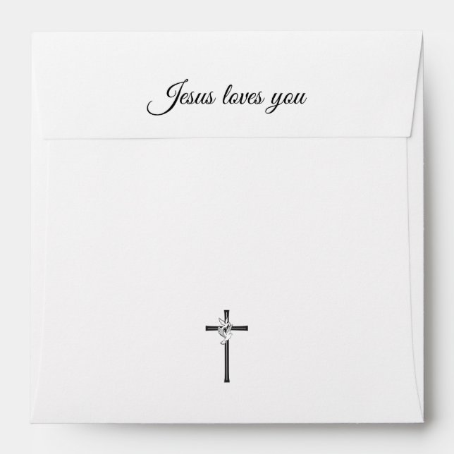 The Cross  Envelope (Back (Top Flap))