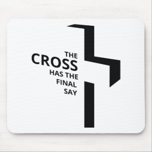 The Cross Final Say Gospel Sayings Aesthetic Chris Mouse Pad