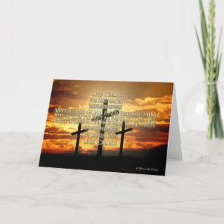 The Cross Holiday Card