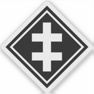 The Cross Of Lorraine - v2 (white) 