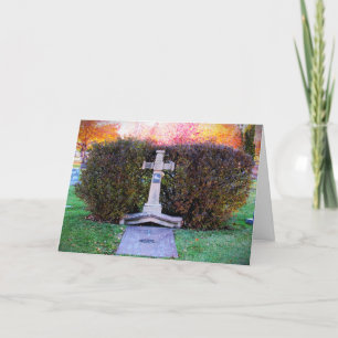 "The Cross of Saint Michael" Sympathy Card