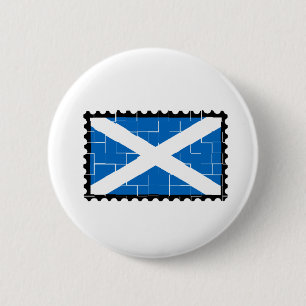 The Cross of St. Andrew 6 Cm Round Badge