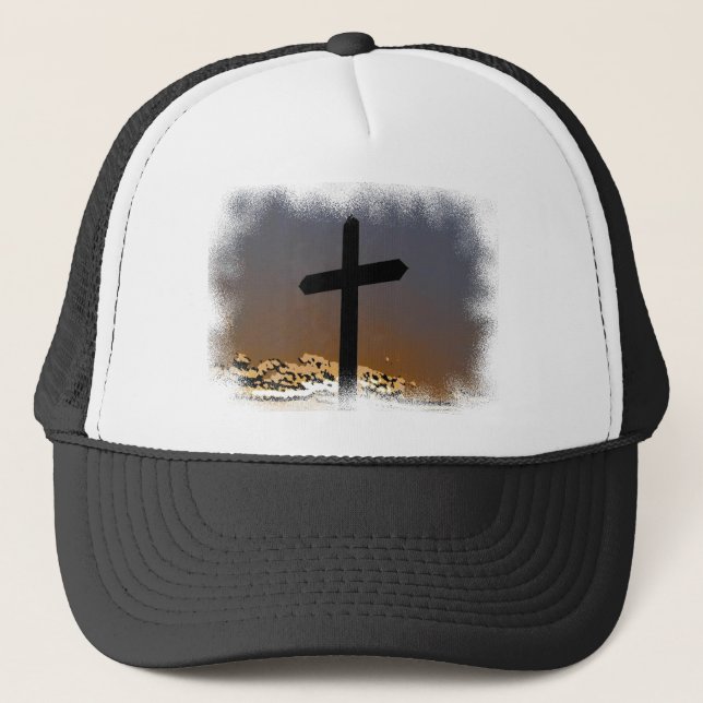 The Cross Trucker Hat (Front)