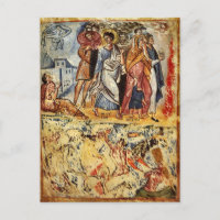The Crossing of the Red Sea Byzantine Icon