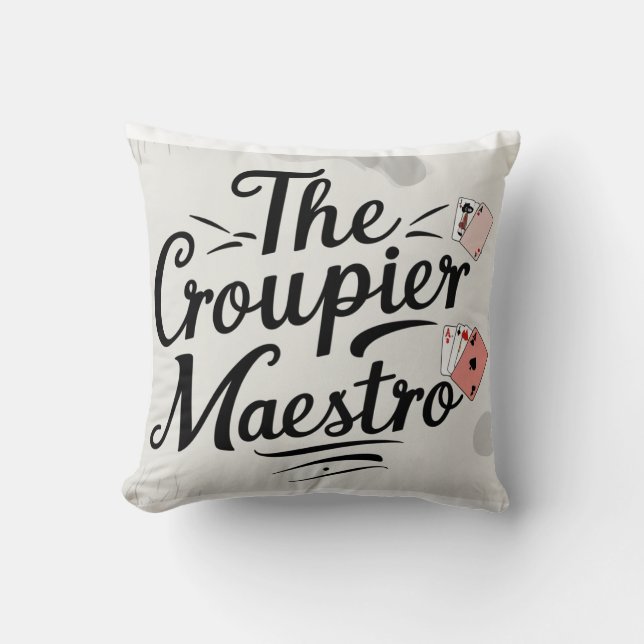The Croupier Maestro Cushion (Front)