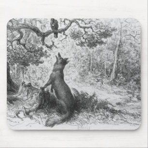 The Crow and the Fox Mouse Pad