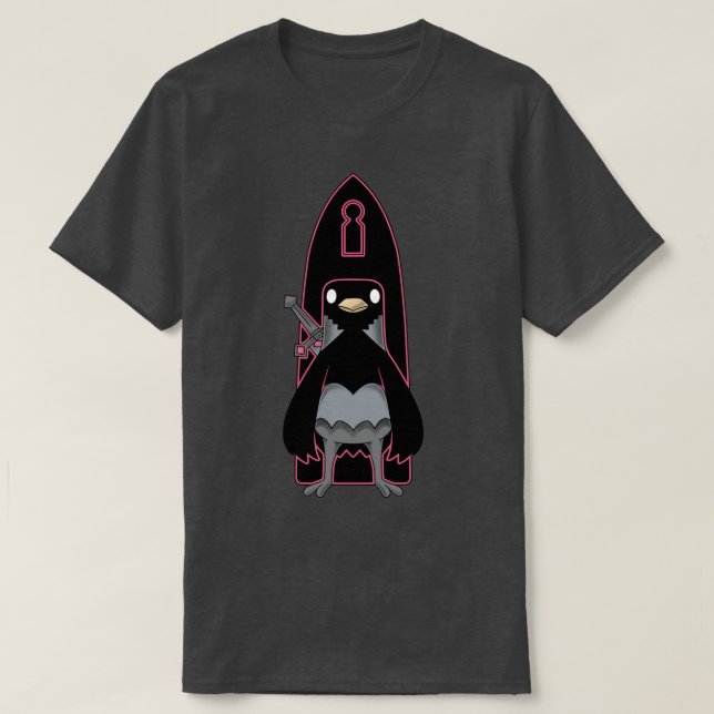The Crow at the Door T-Shirt (Design Front)