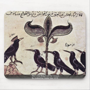 The Crow King And His Council By Arabischer Maler Mouse Pad