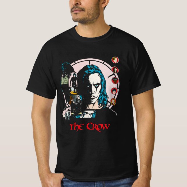 The Crow Movie Soft, The Crow Poster, 90s Movie T-Shirt (Front)