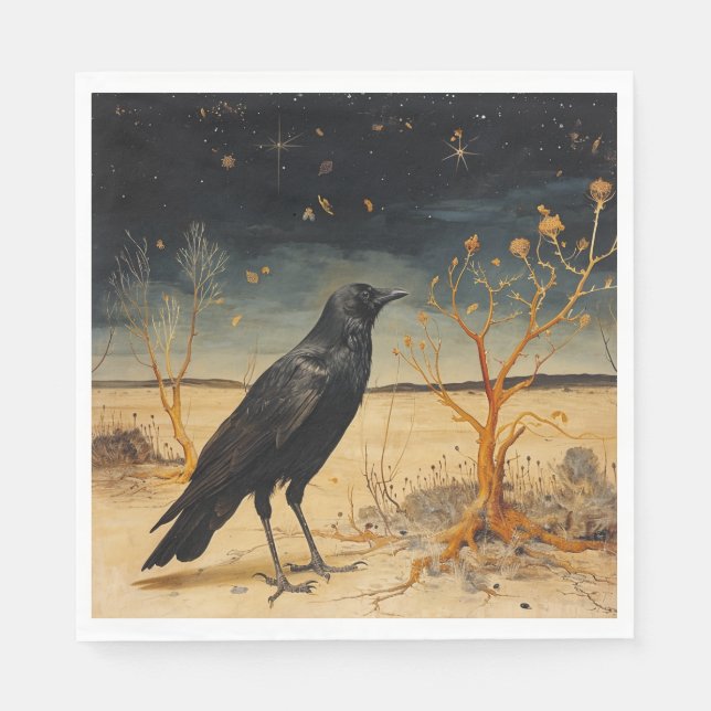 The Crow Napkin (Front)