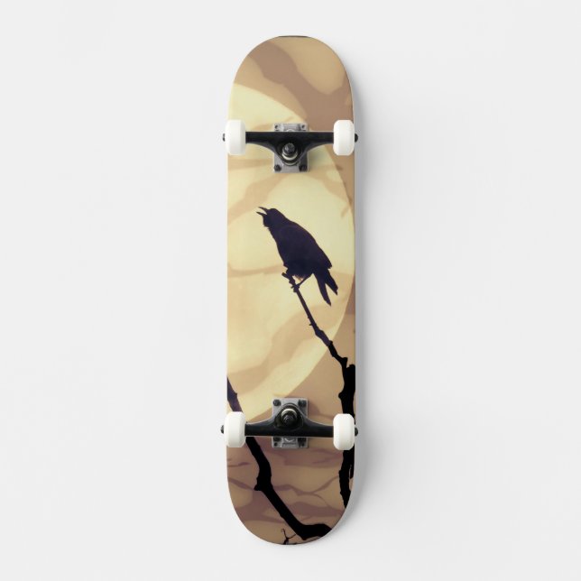 The Crow, the Moon, the Shadows Skateboard (Front)