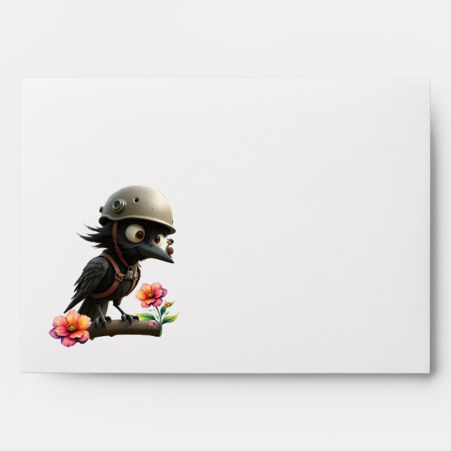 The Crow Who Took Flying Advice from a Snail. Envelope (Front)