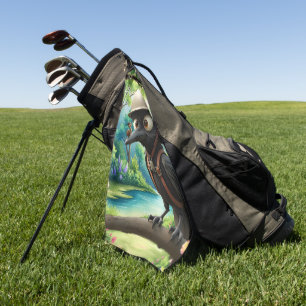 The Crow Who Took Flying Advice from a Snail. Golf Towel