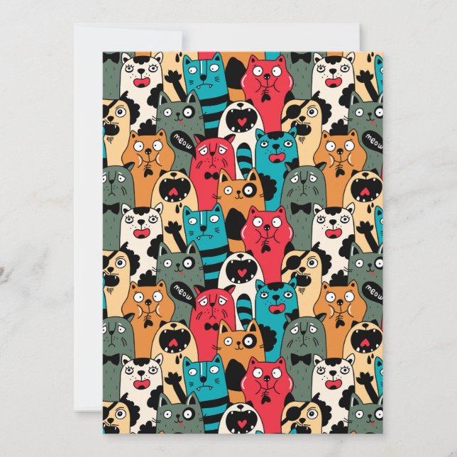 The crowd of cats (Front)