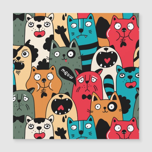 The crowd of cats (Front)