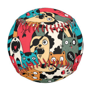 The crowd of cats baseball