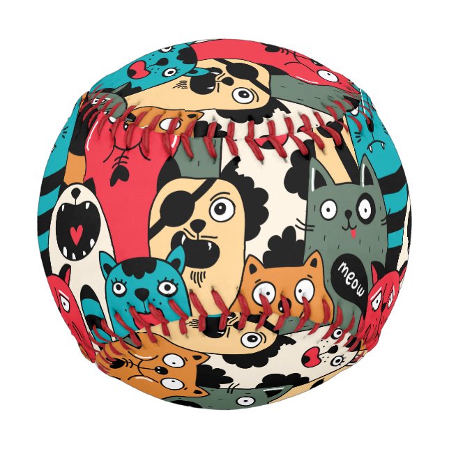 The crowd of cats baseball (Front)