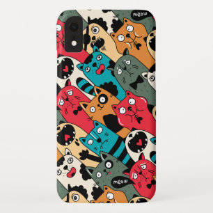 The crowd of cats iPhone XR case