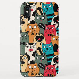 The crowd of cats iPhone XS max case