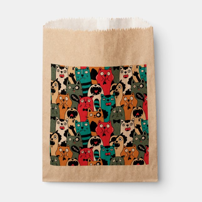 The crowd of cats favour bag (Front)