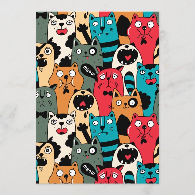 The crowd of cats program (Front)