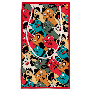 The crowd of cats small gift bag
