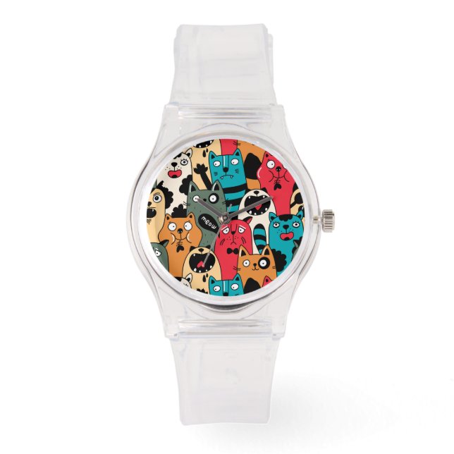 The crowd of cats watch (Front)