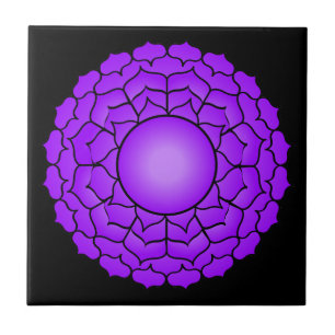 The Crown Chakra Ceramic Tile