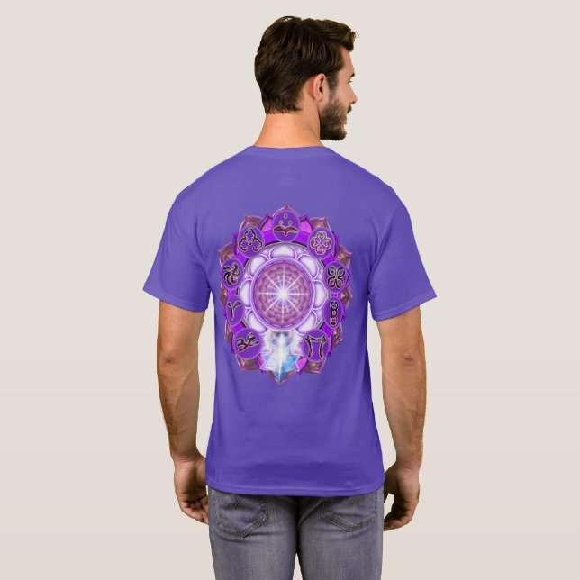The Crown Chakra symbol of Freedom T-Shirt (Back Full)