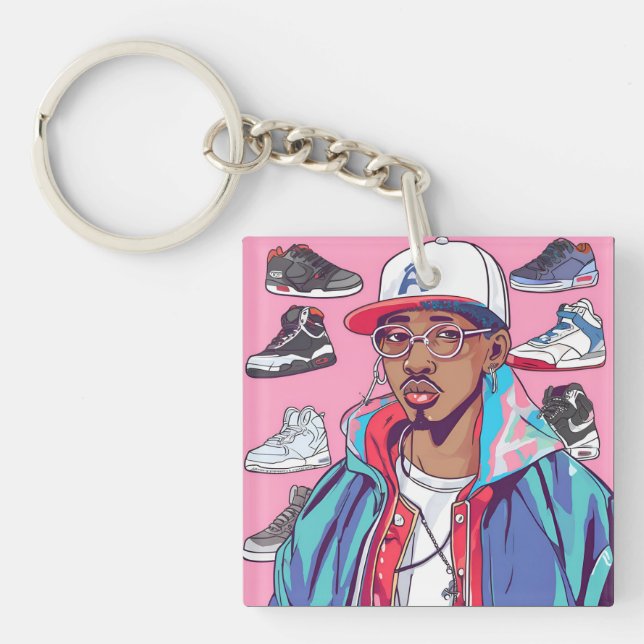 The Crown Is Heavy Men's Basic T-Shirt Key Ring (Front)