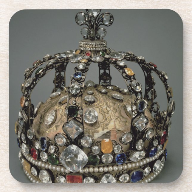 The Crown of Louis XV, 1722 (gilded silver, replac Coaster (Front)
