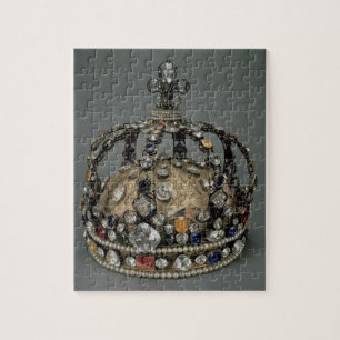 The Crown of Louis XV, 1722 (gilded silver, replac Jigsaw Puzzle