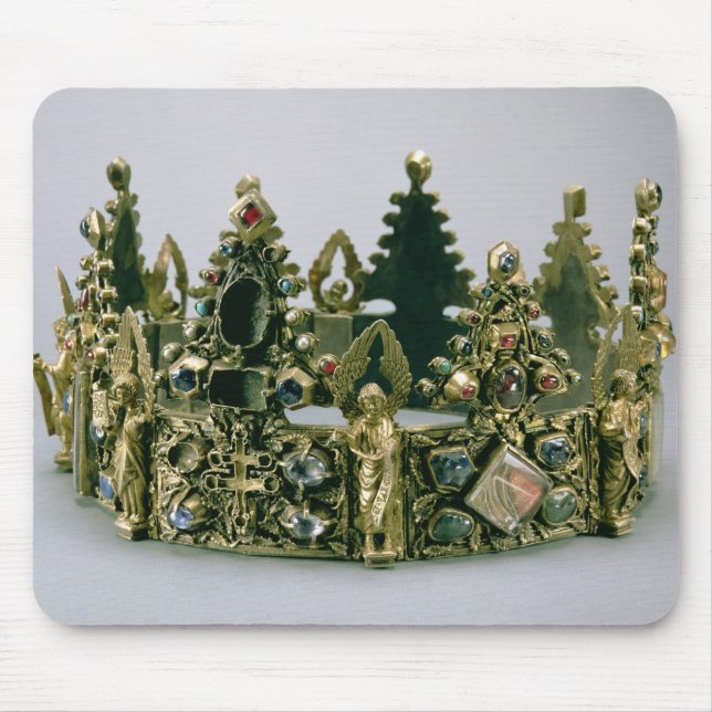 The crown of St. Louis, 13th century (silver-gilt Mouse Pad (Front)